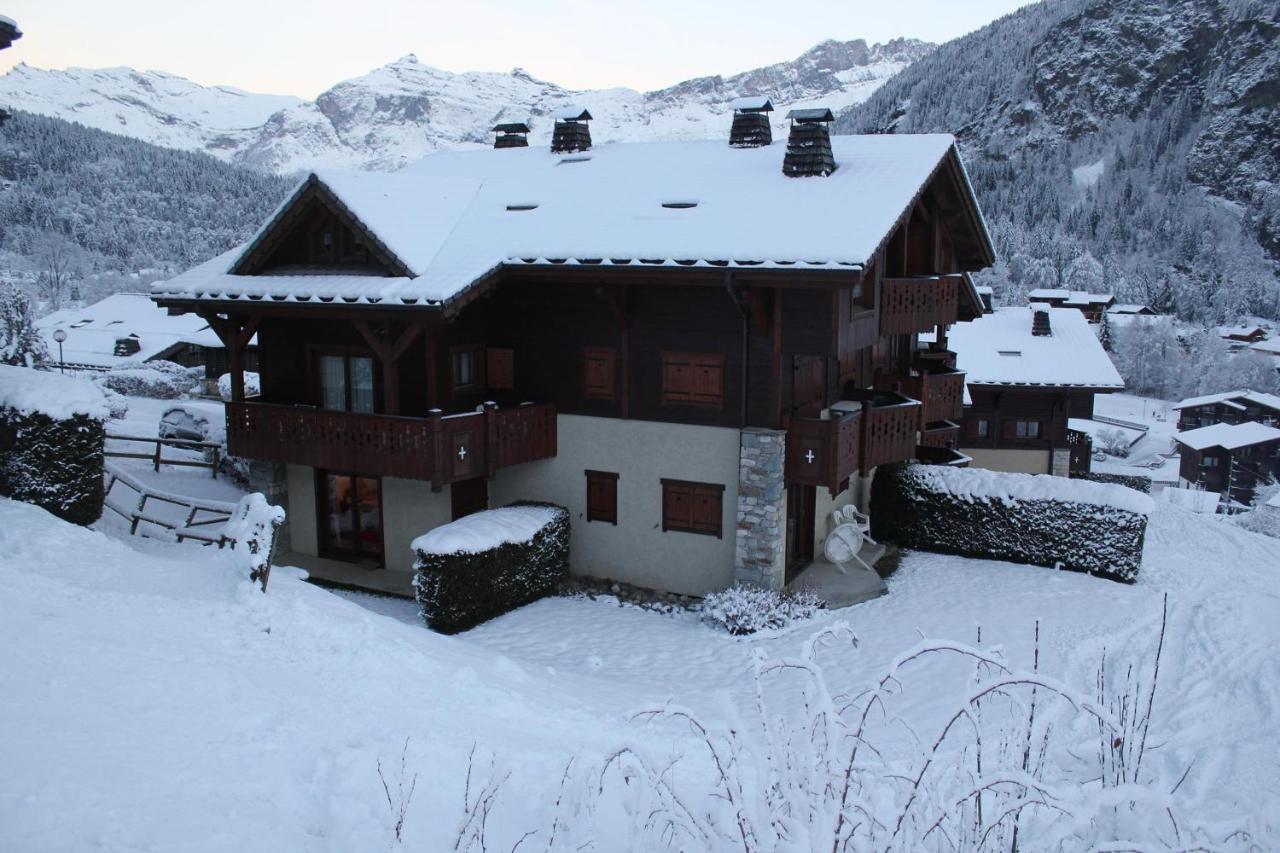 Appartement Chaleureux Les Houches 29 M² Piscine Partagee מראה חיצוני תמונה