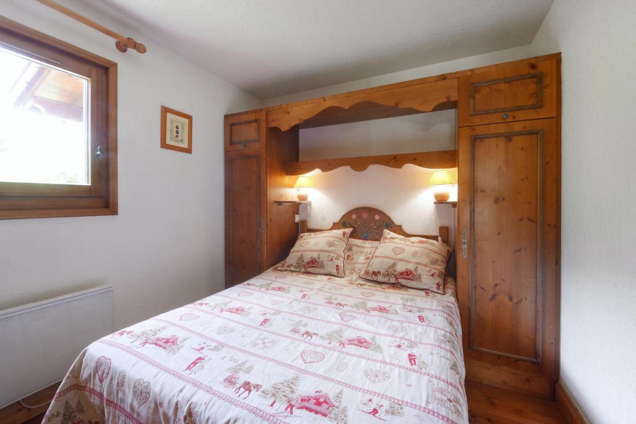 Appartement Chaleureux Les Houches 29 M² Piscine Partagee מראה חיצוני תמונה