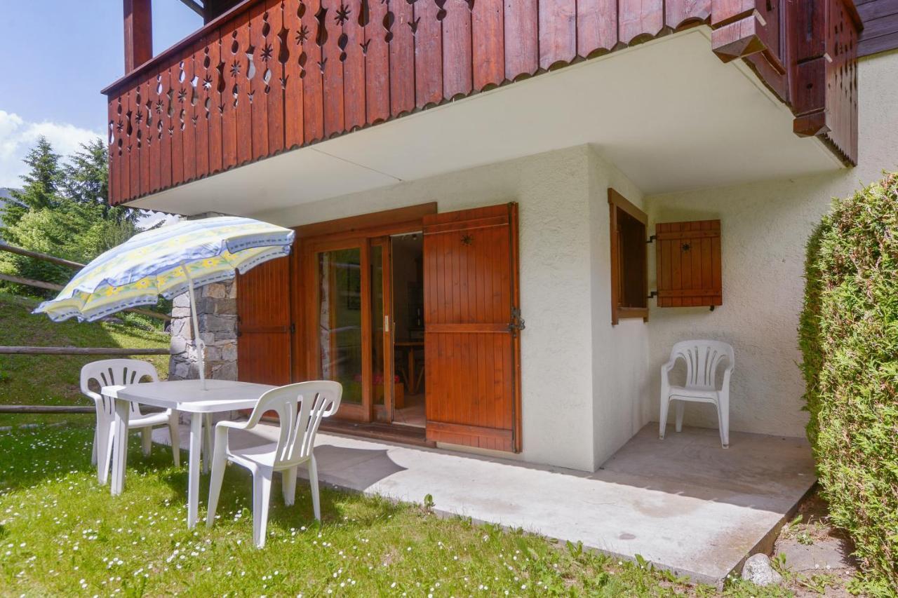 Appartement Chaleureux Les Houches 29 M² Piscine Partagee מראה חיצוני תמונה